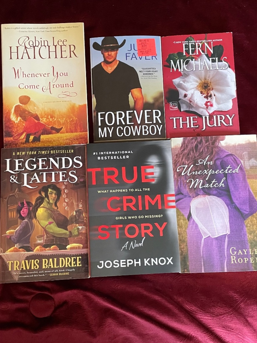 EUC Bundle 6 Paperback Novels